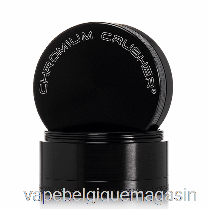 Vape Broyeur De Chrome Jetable 2,2 Pouces Broyeur 4 Pièces Noir
